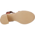 Hush Puppies Georgia Cork Leather Women's Tan Sandals