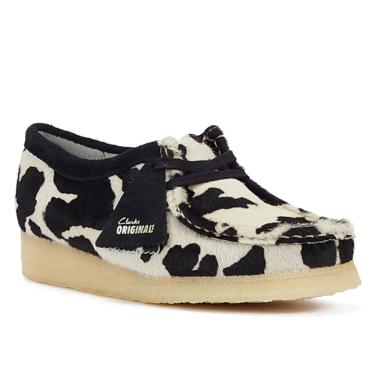 Clarks Originals Wallabee Women's Cow Print Shoes