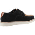 Hush Puppies Orion Suede Men's Black/Taupe Lace-Up Shoes