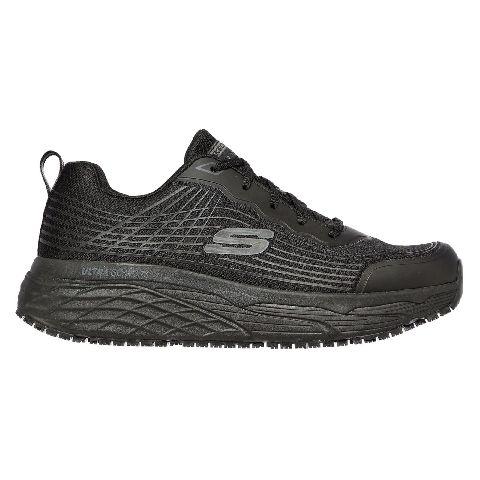 Skechers Workwear Skechers Work Relaxed Fit Textile Men's Black Safety Trainers