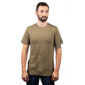 Caterpillar Essentials Short-sleeve Cotton Men's Green T-Shirt