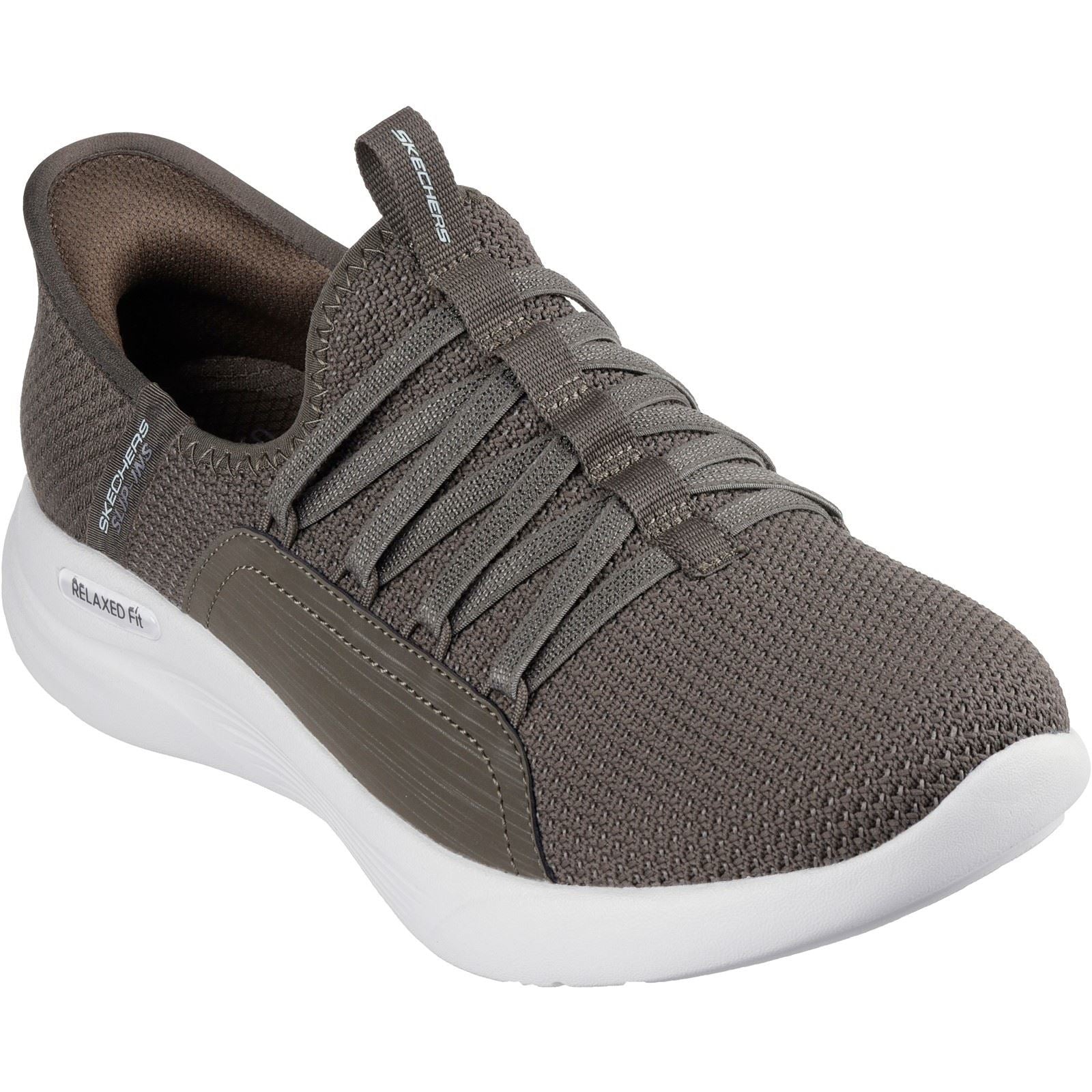 Skechers Relaxed Fit Sport - Ballet Chic Textile Women's Olive Trainers