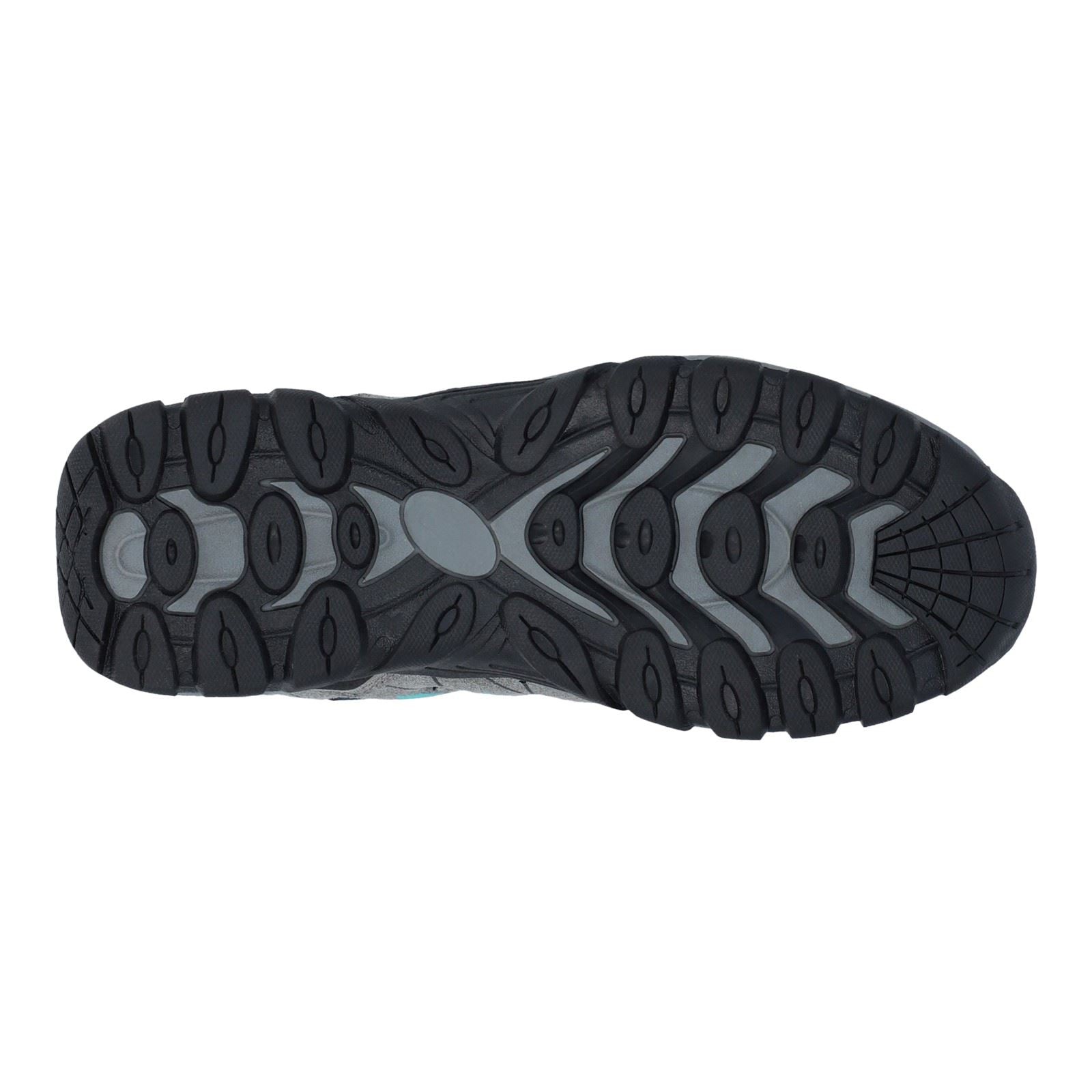 Hi-Tec Corzo Low PU Suede Women's Cool Grey/Navy Blue/Curacao Hiking Boots