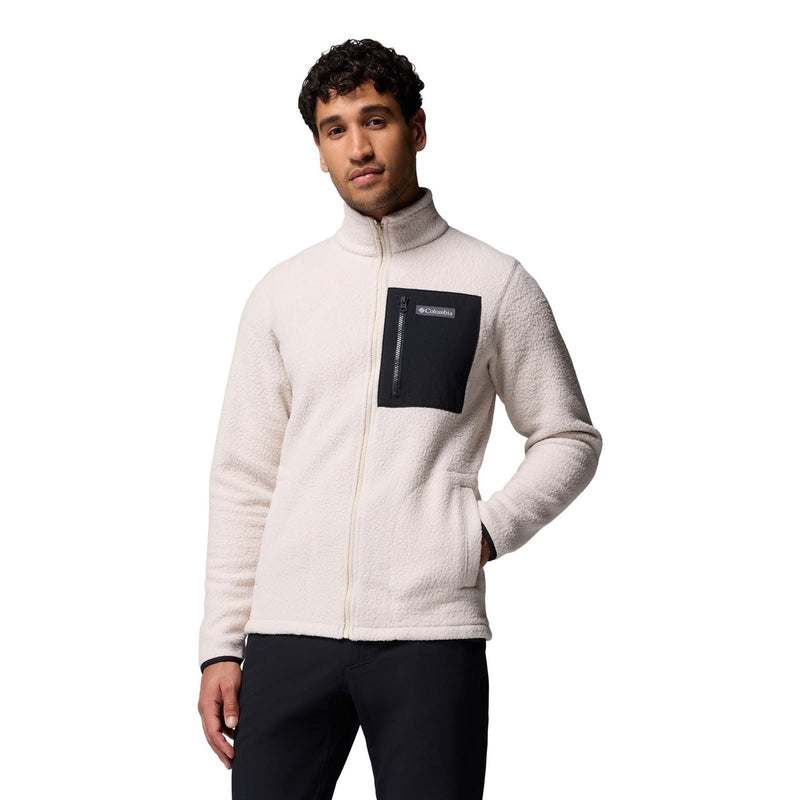 Columbia Jasper Ridge Pebbled Full Zip Fleece Men's Brown Fleece Jacket