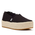 TOMS Canvas Valencia Women's Black Espadrilles