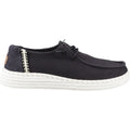 HEYDUDE Wendy Espadrille Woven Cotton Blend Women's Black Espadrilles