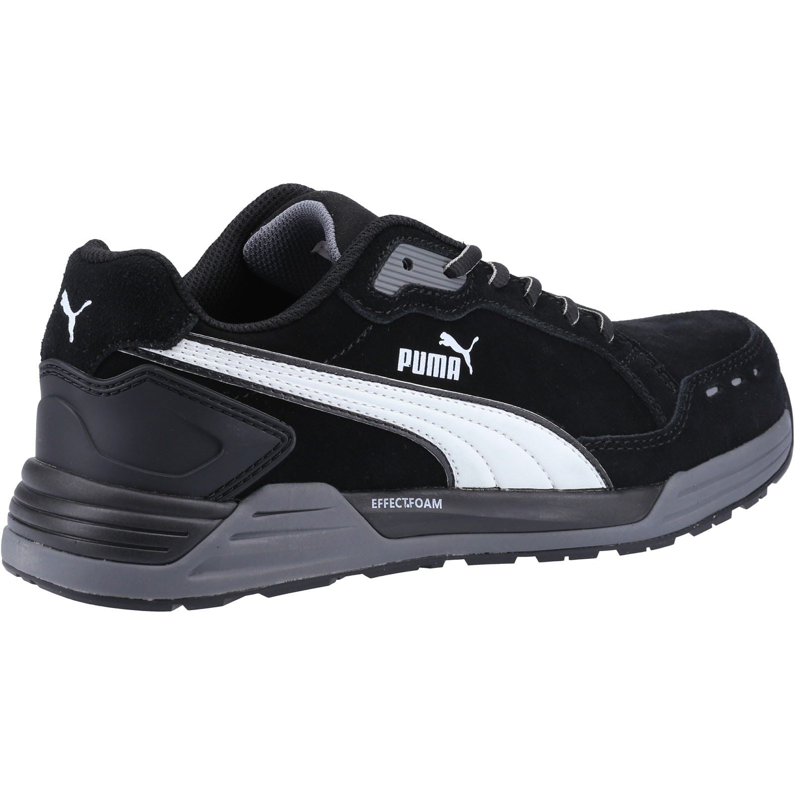 Puma Safety Airtwist Low S3 Suede Black Safety Trainers