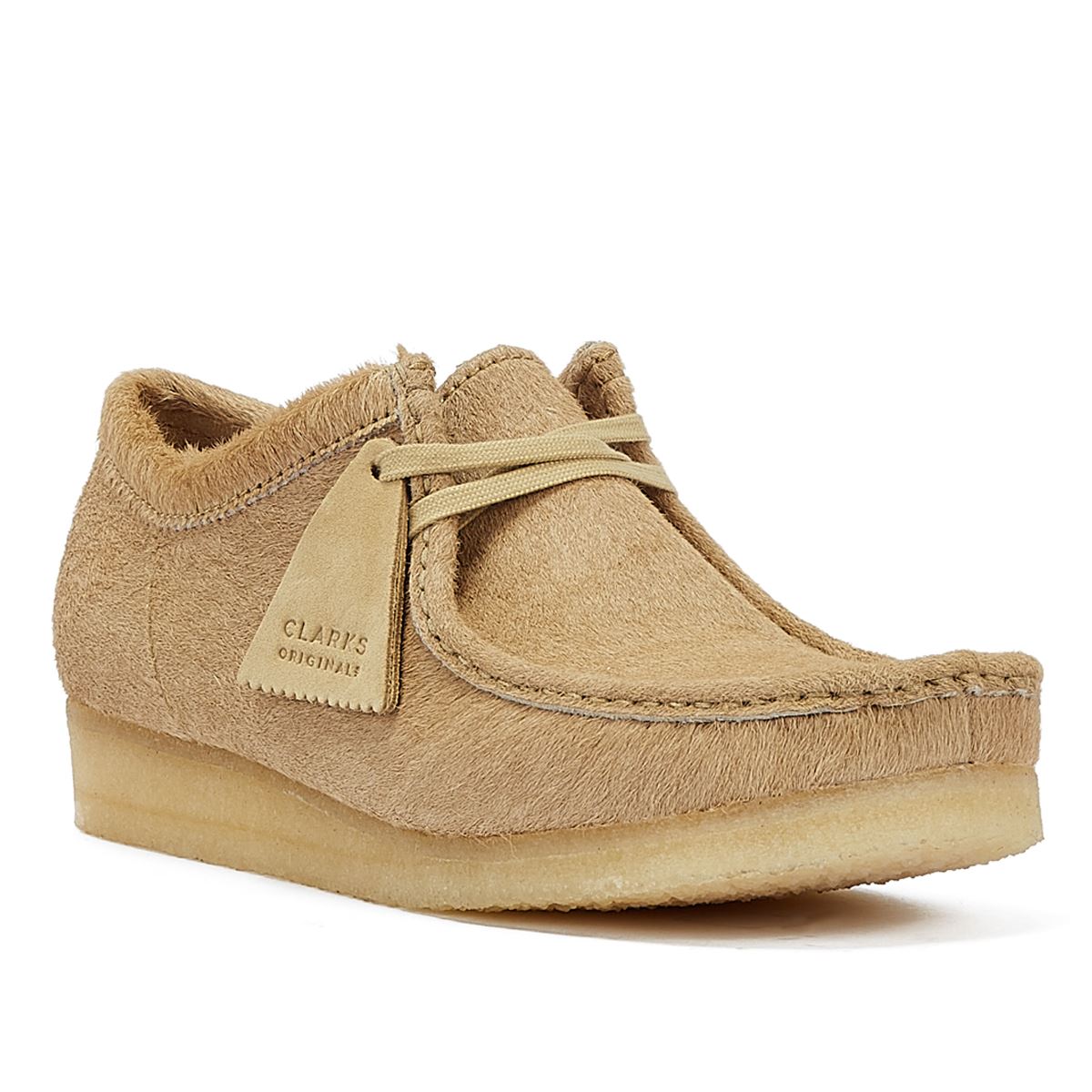Clarks Originals Wallabee Hair On Men's Maple Lace-Up Shoes