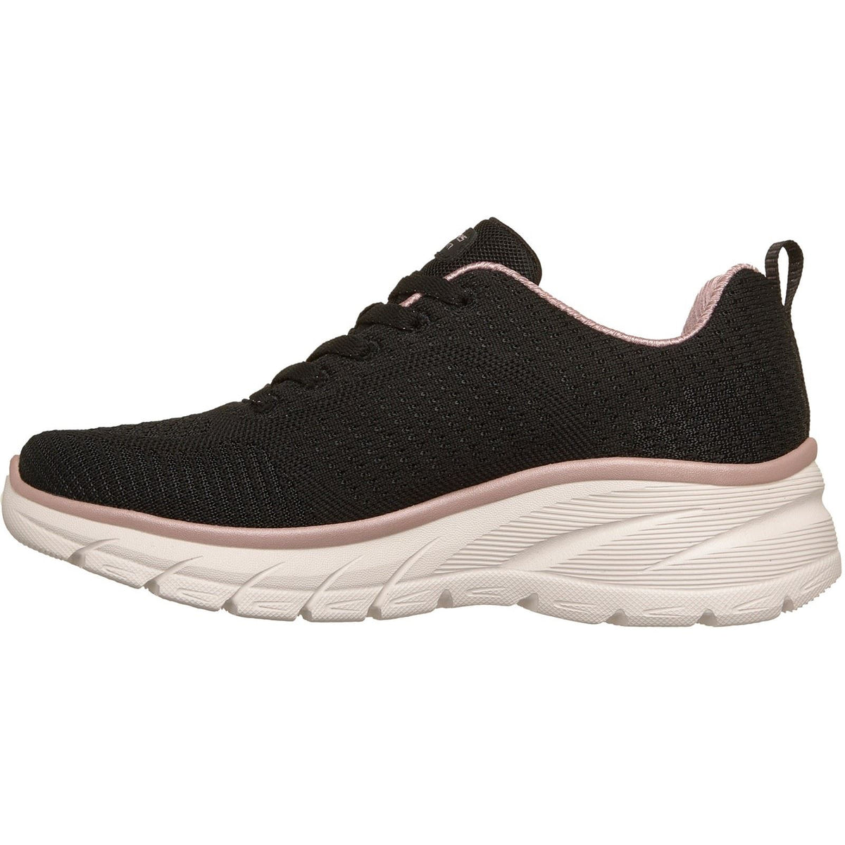 Skechers Fashion Fit 2.0 Polyester Women's Black /Rose Gold Trainers