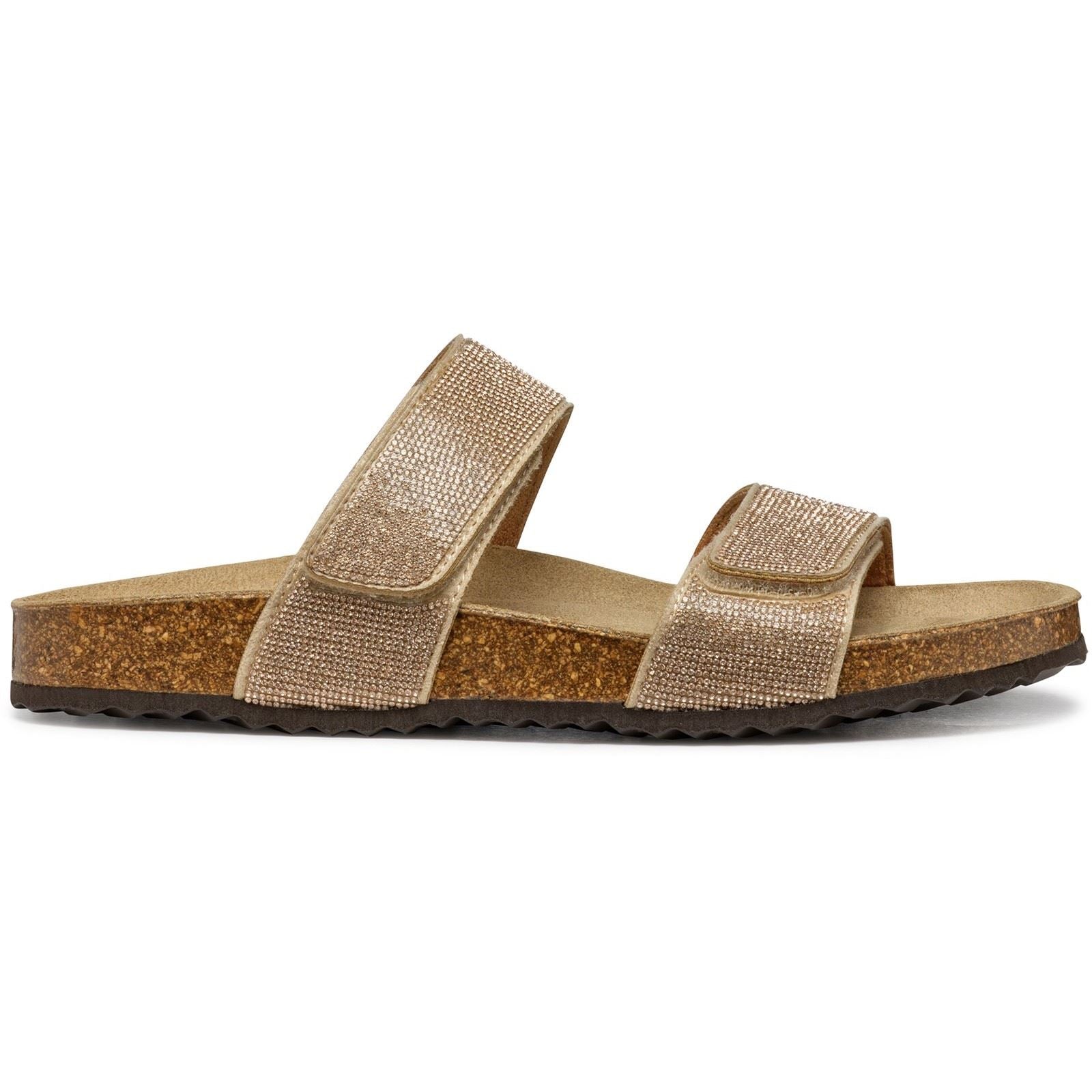 Geox D BRIONIA R Women's Rose Gold Sandals