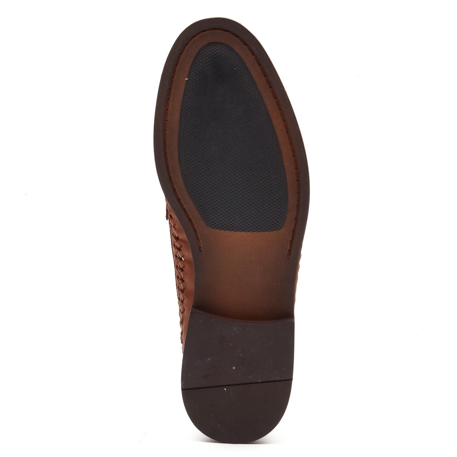 Base London Bracken Leather Men's Tan Loafers