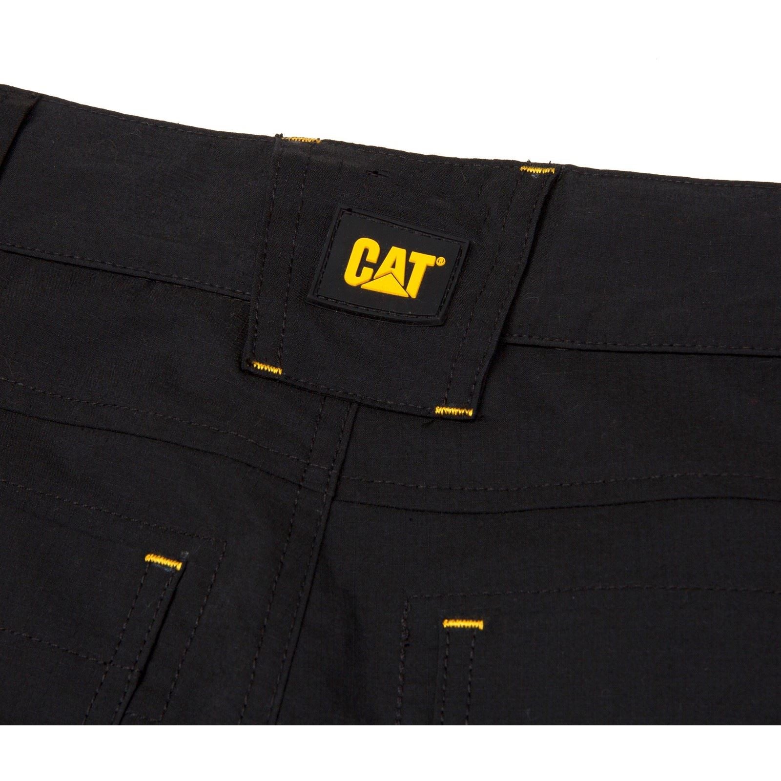 Caterpillar Nexus Knee Pocket Stretch Cotton Men's Black Outdoor Trousers