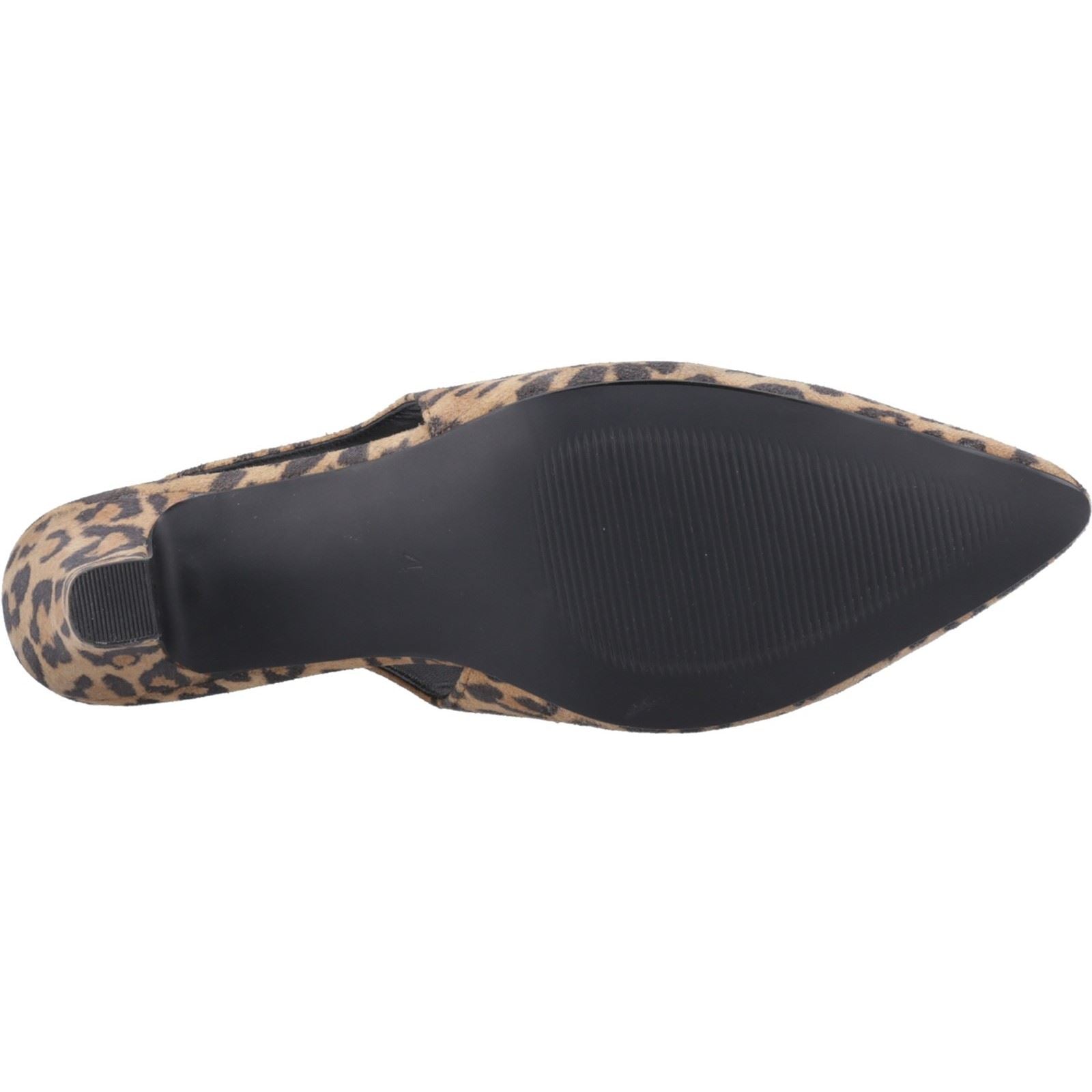 Hush Puppies Nahla Leather Women's Leopard Pointy Slingback Shoes