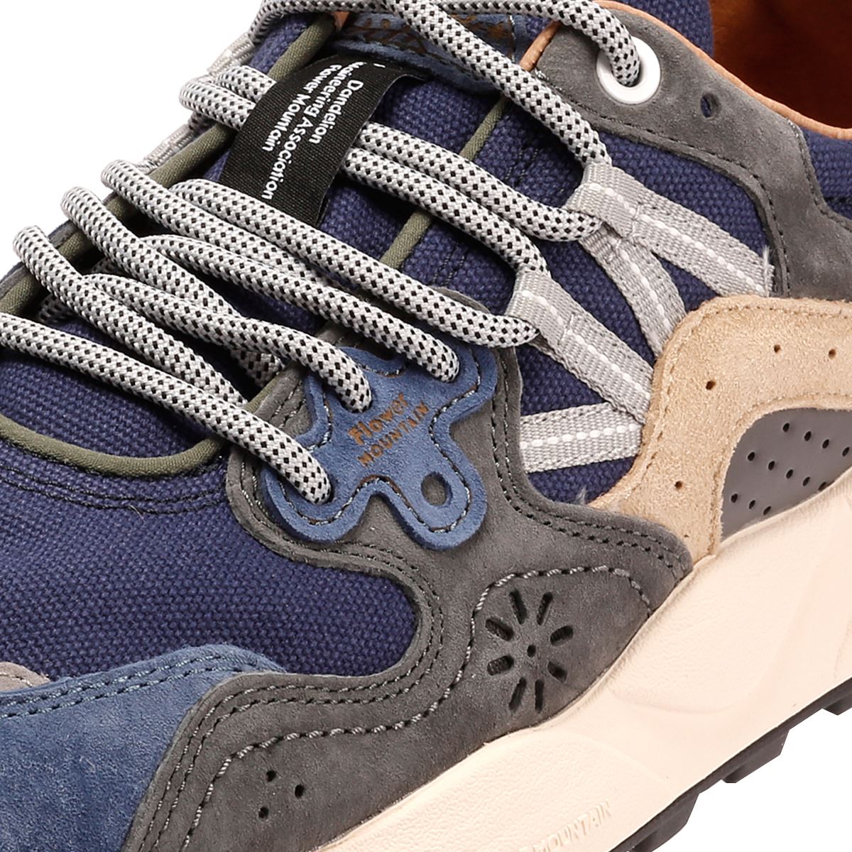 Flower Mountain Yamano 3 Men's Navy/Grey Trainers