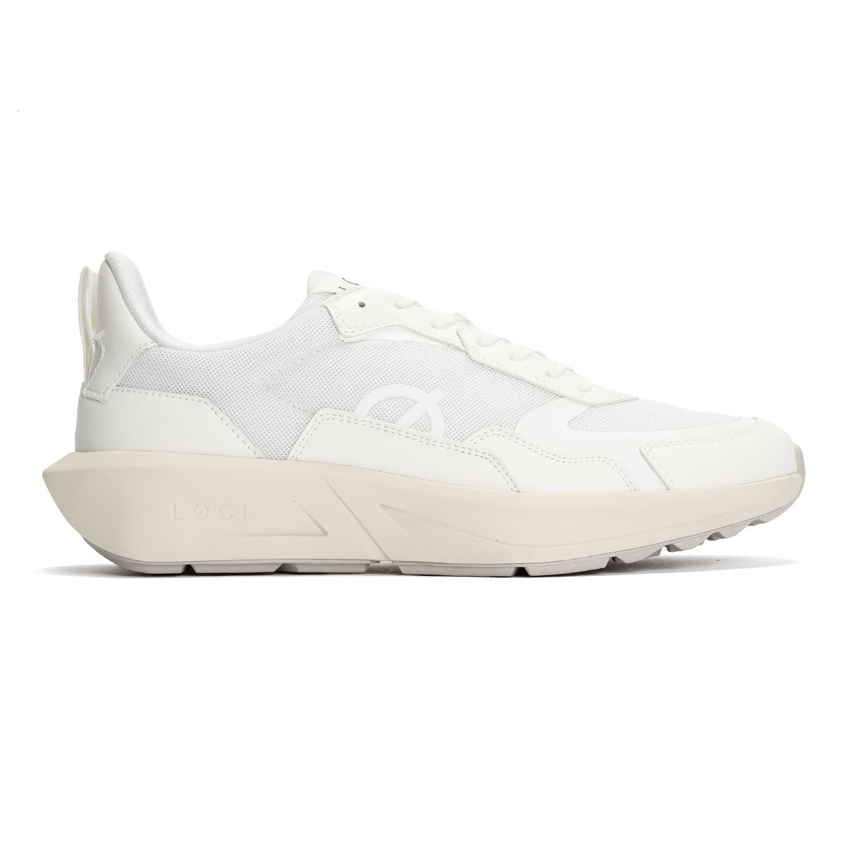 LØCI FLØ White/White Trainers