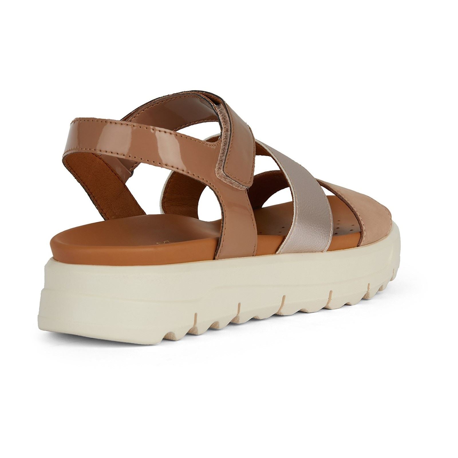 Geox D Xand 2.1S B Synthetic Women's Nude Sandals