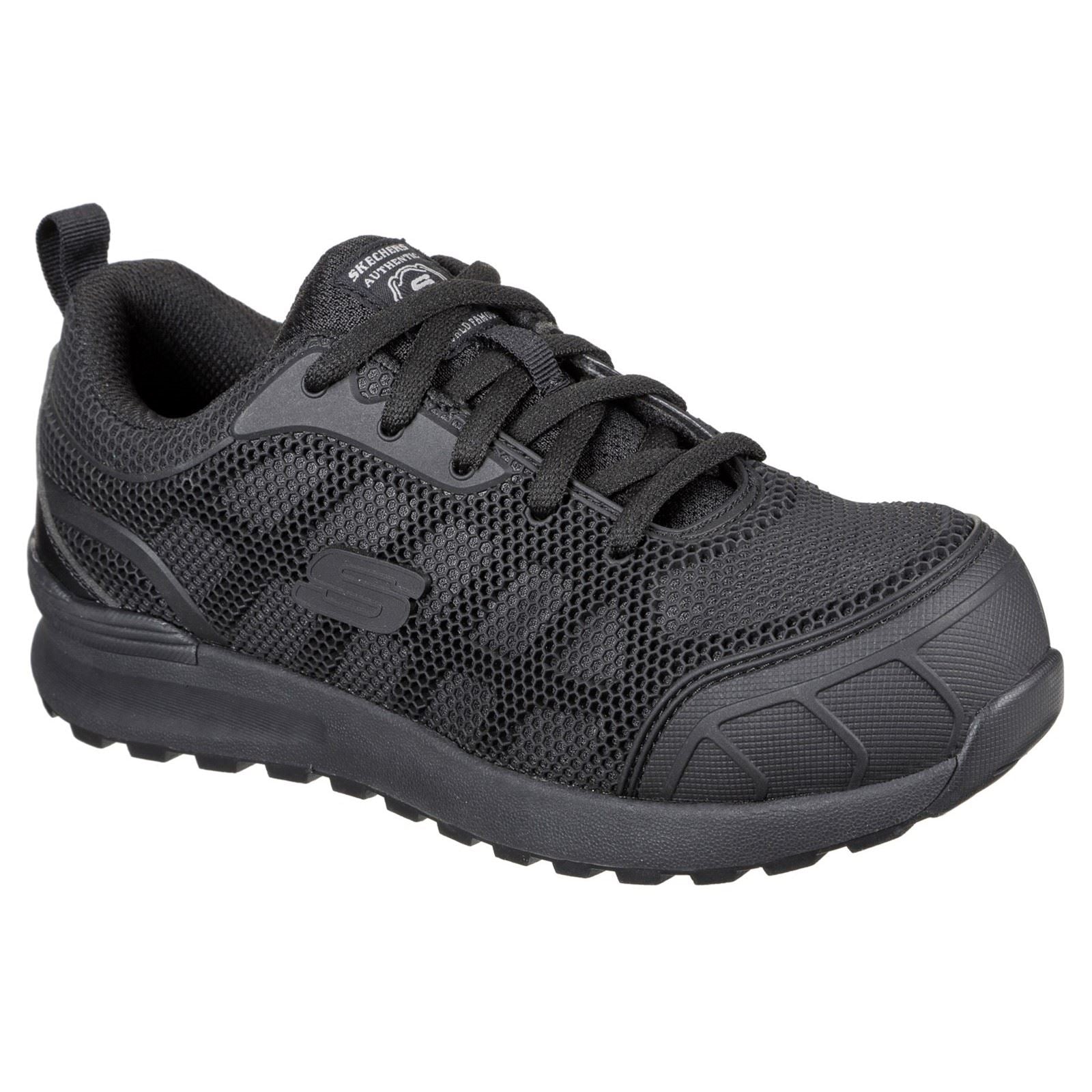 Skechers Workwear Bulklin Ayak Nylon Women's Black/Black Safety Trainers