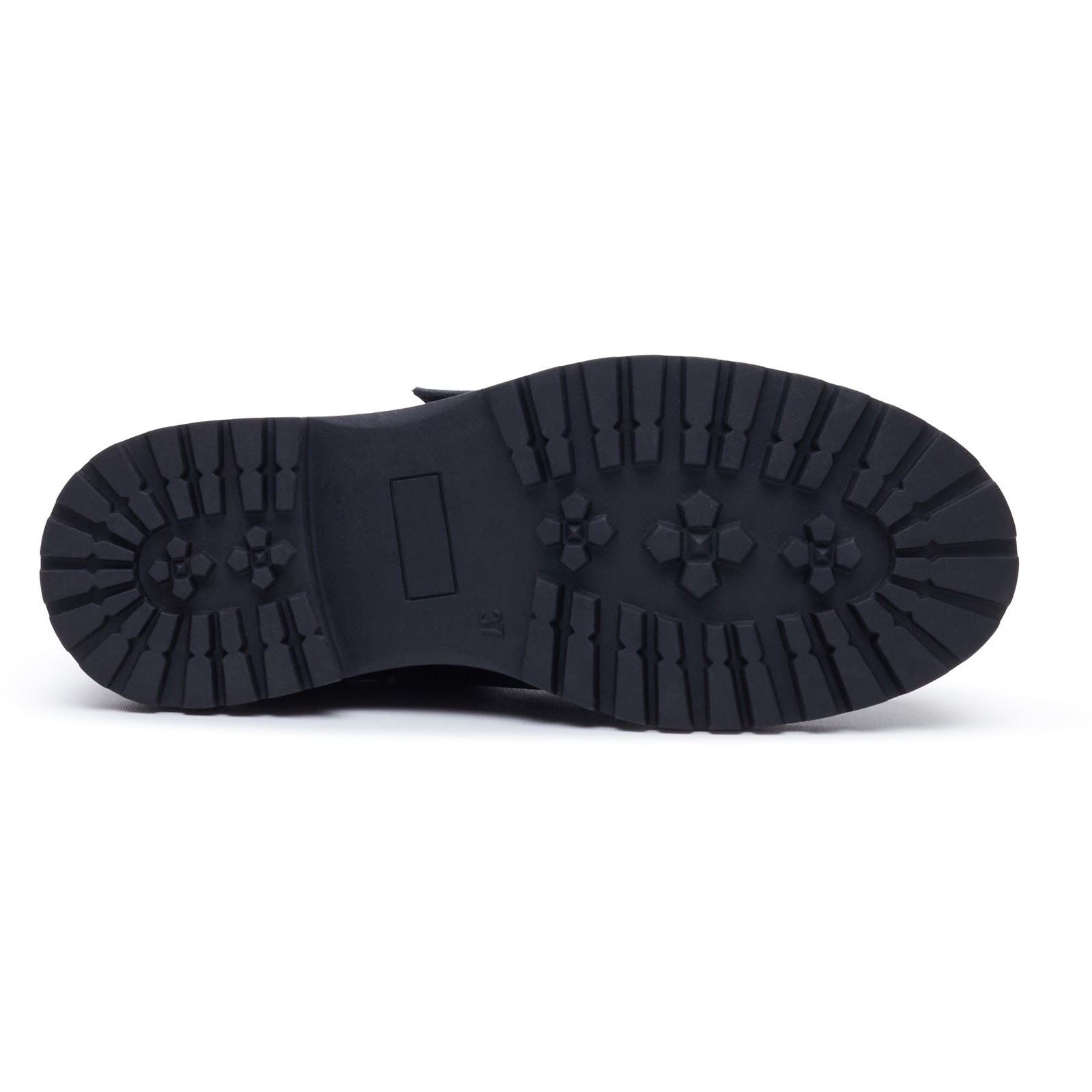 Hush Puppies Orla Monk Leather Women's Black Loafers