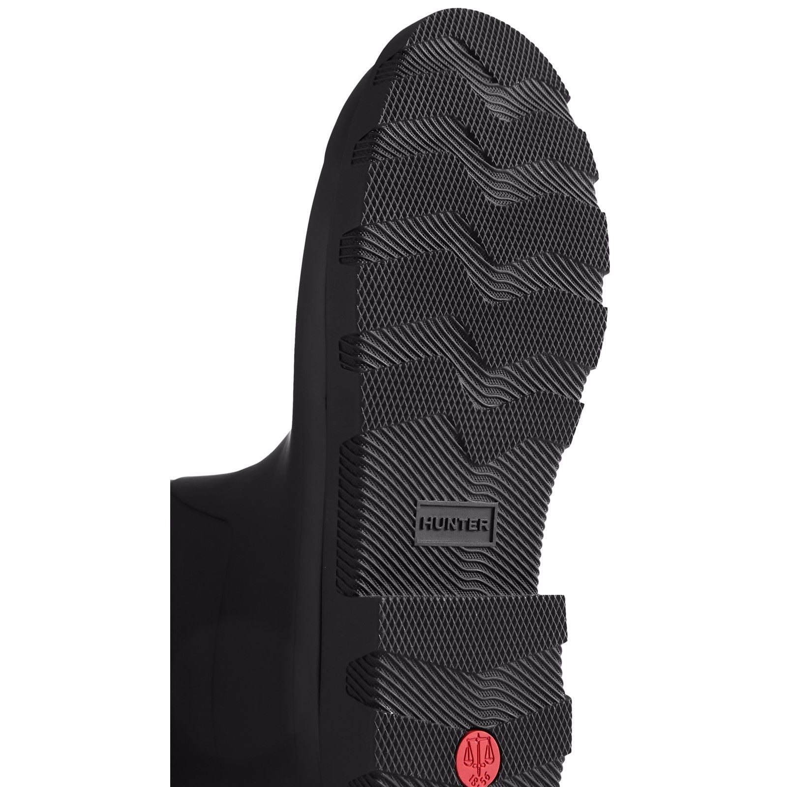 Hunter Downpour Tall Boot Rubber Women's Black Wellington Boots
