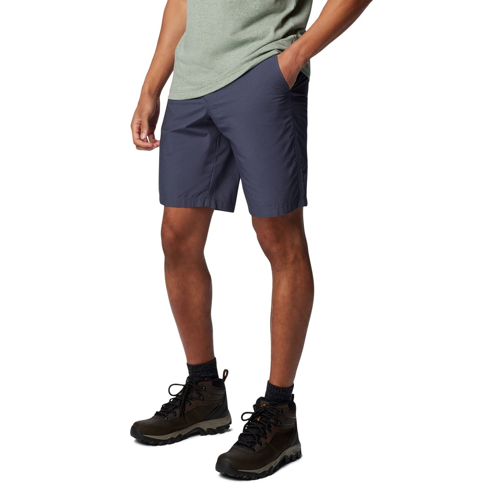 Columbia Washed Out Cotton Men's Blue Knee-Length Shorts