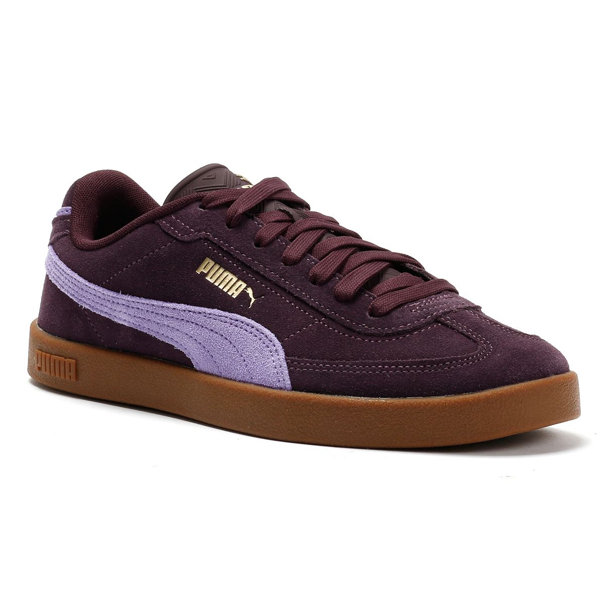 Puma Club II Era Suede Plum Trainers
