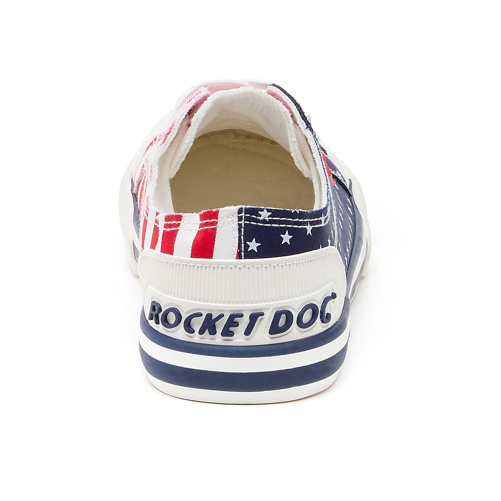 Rocket Dog Jazzin Spangle Cotton Women's Navy/Red Trainers