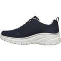 Skechers Fashion Fit 2.0 Polyester Women's Navy/Silver Trainers