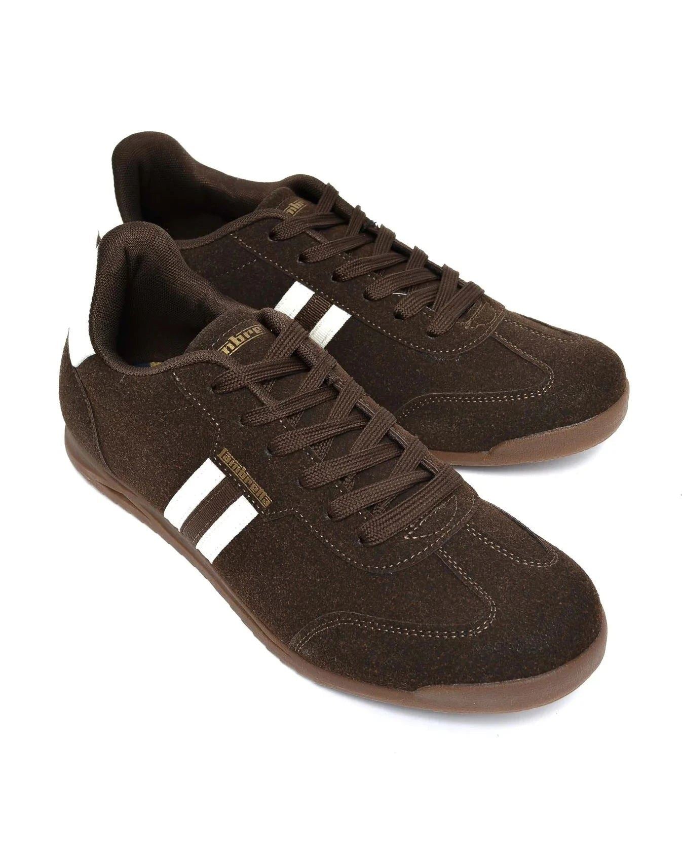 Lambretta Tackle Men's Chocolate Trainers