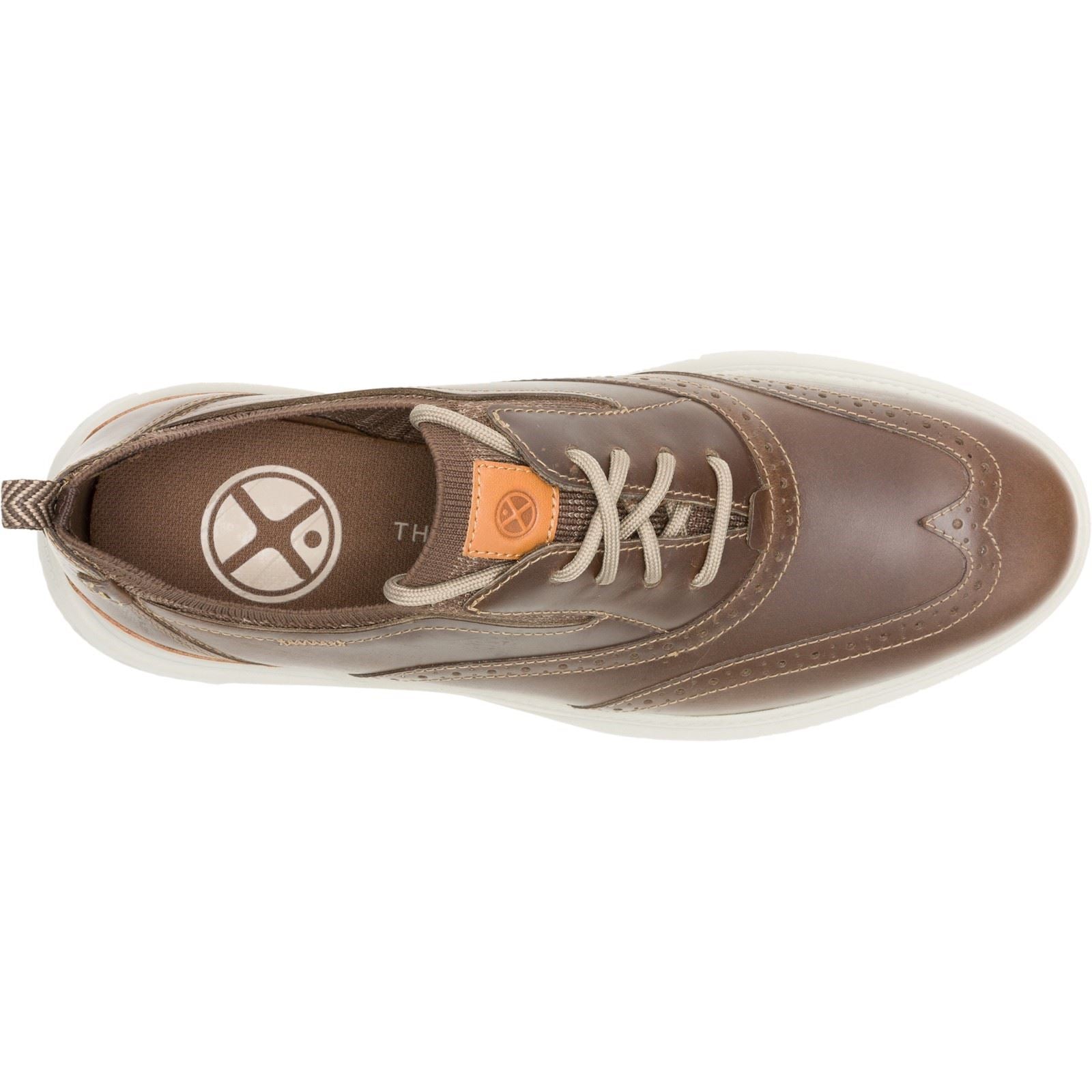 Hush Puppies Excel Leather Men's Fossil Lace-Up Shoes