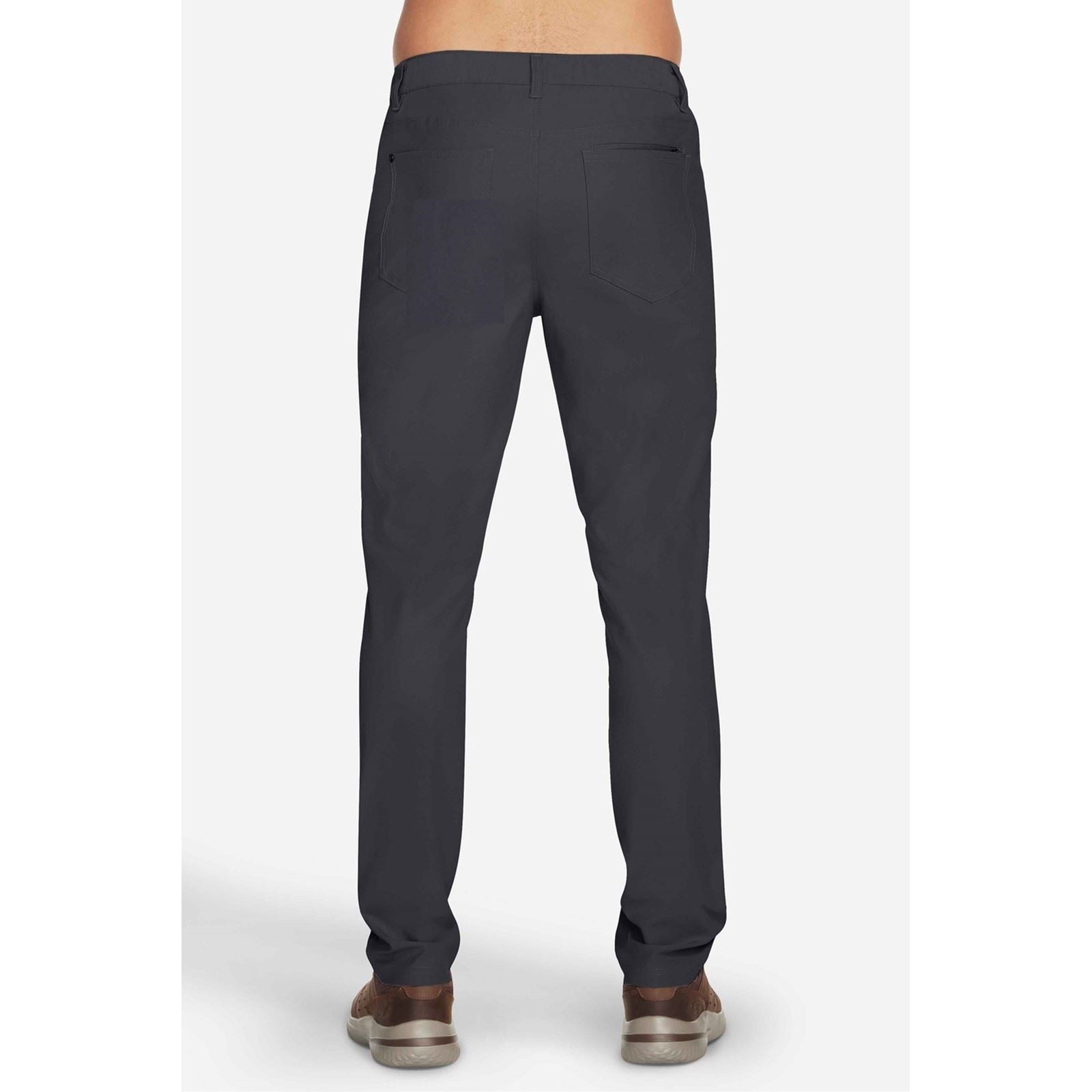 Skechers GO WALK Premium 5 Pocket Polyester Men's Black Chino Pants