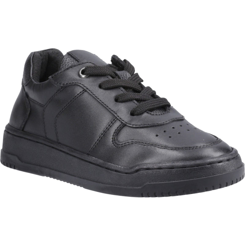 Hush Puppies Dougie Leather Boys's Black Trainers
