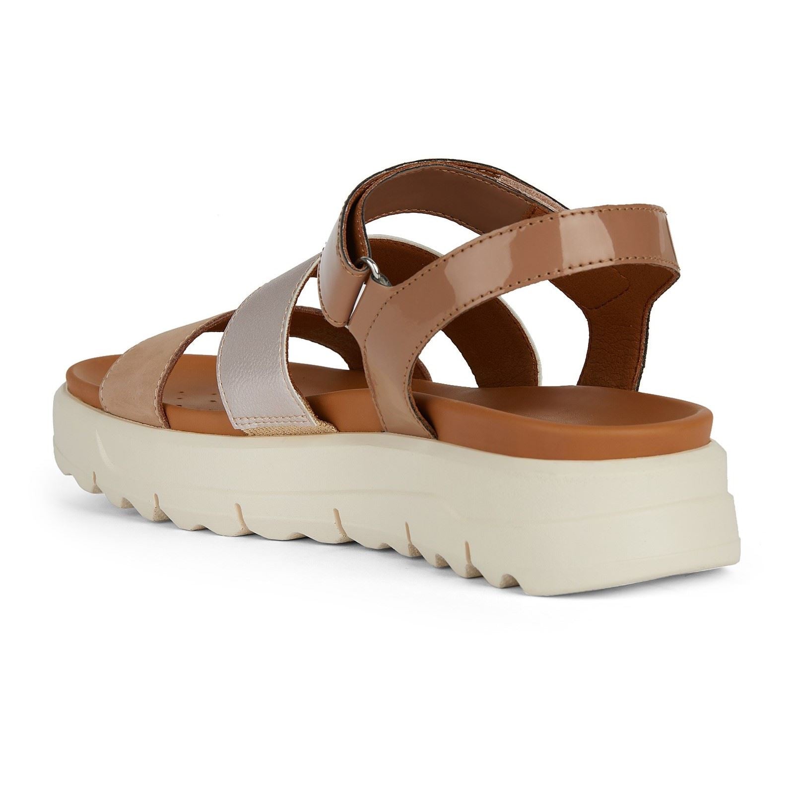 Geox D Xand 2.1S B Synthetic Women's Nude Sandals