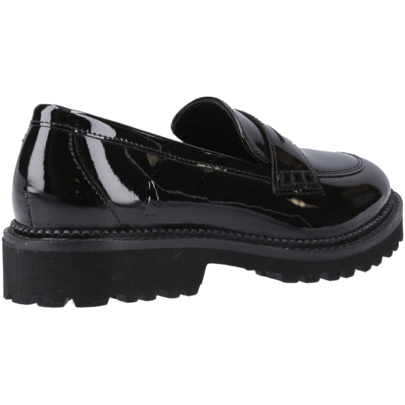 Hush Puppies Grazia Leather Girls's Black Loafers