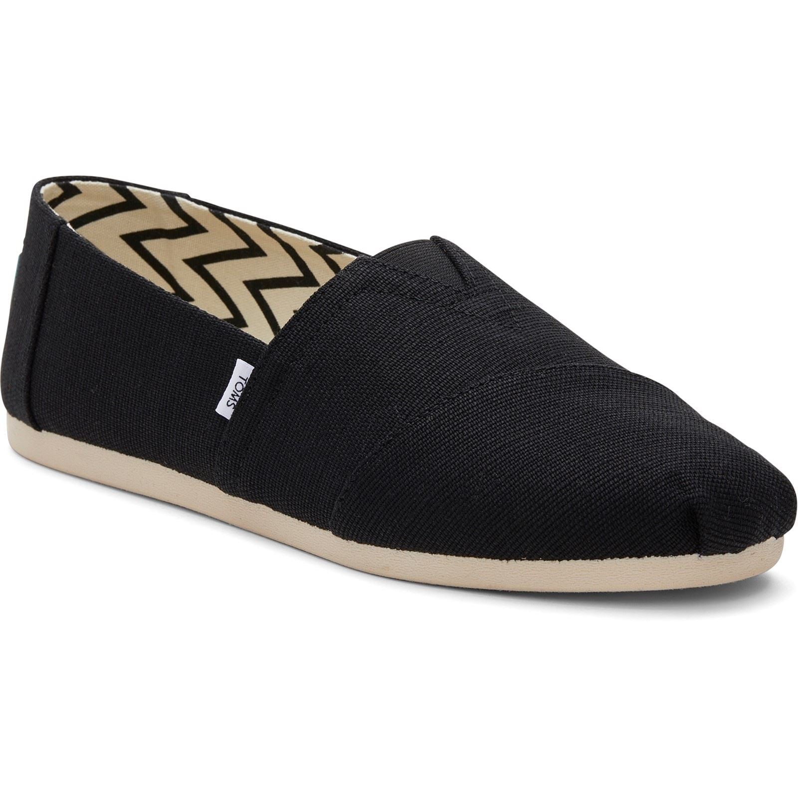 TOMS Alpargata Cotton Women's Black Shoes