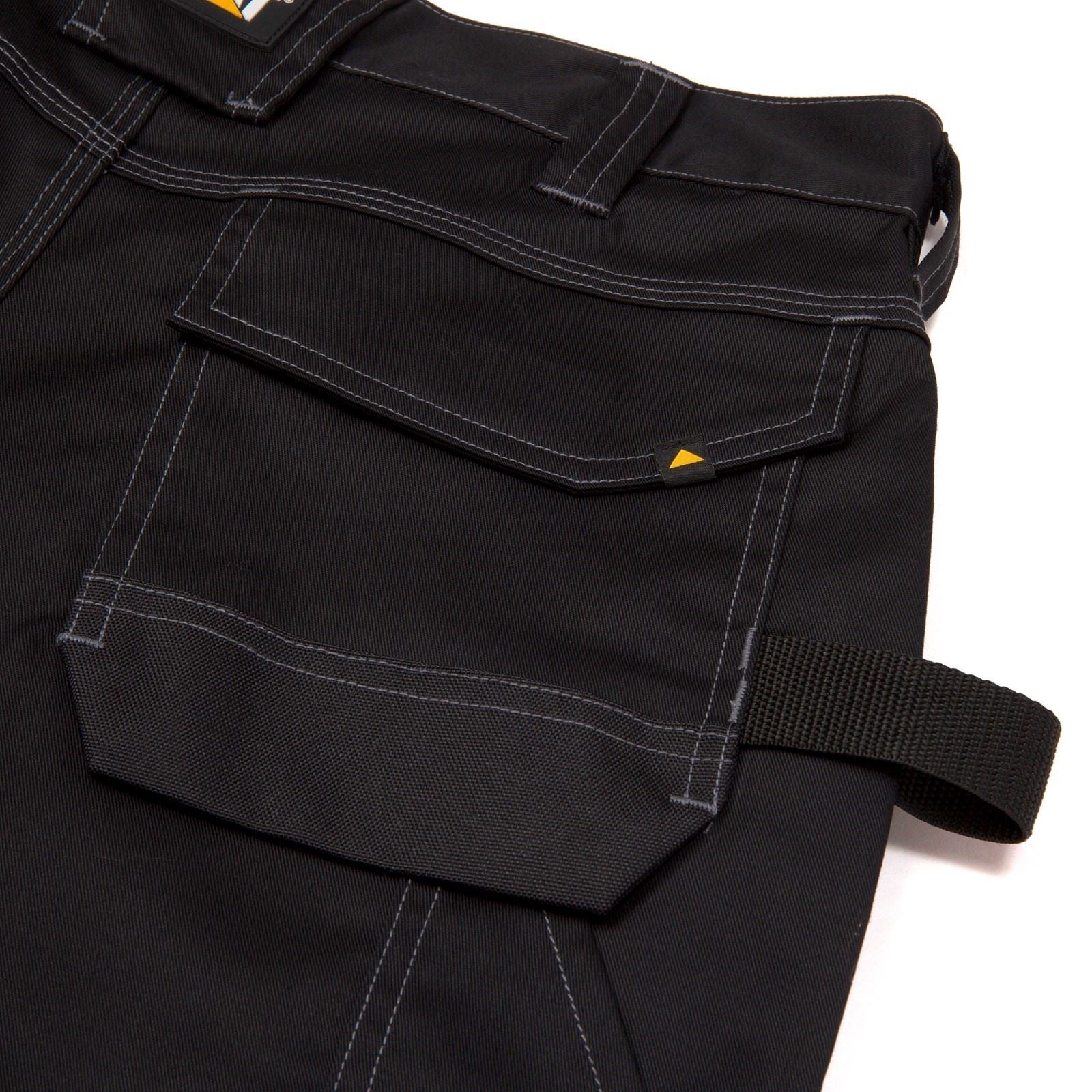 Caterpillar Essential Knee Pocket Stretch Holster Synthetic Men's Black Outdoor Trousers