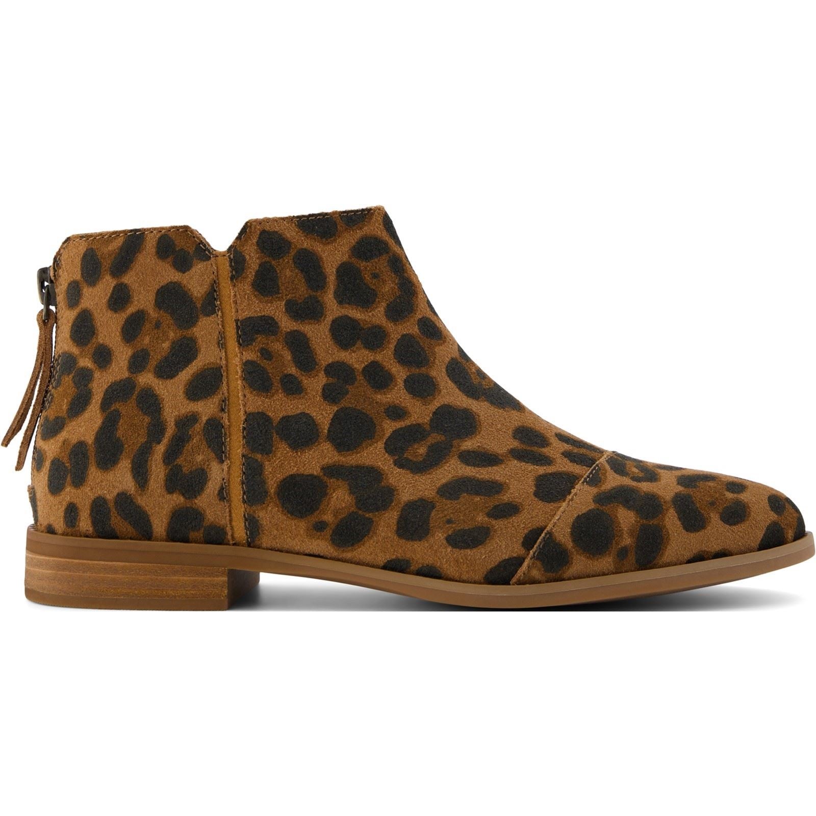 TOMS Rylie Suede Women's Leopard Boots