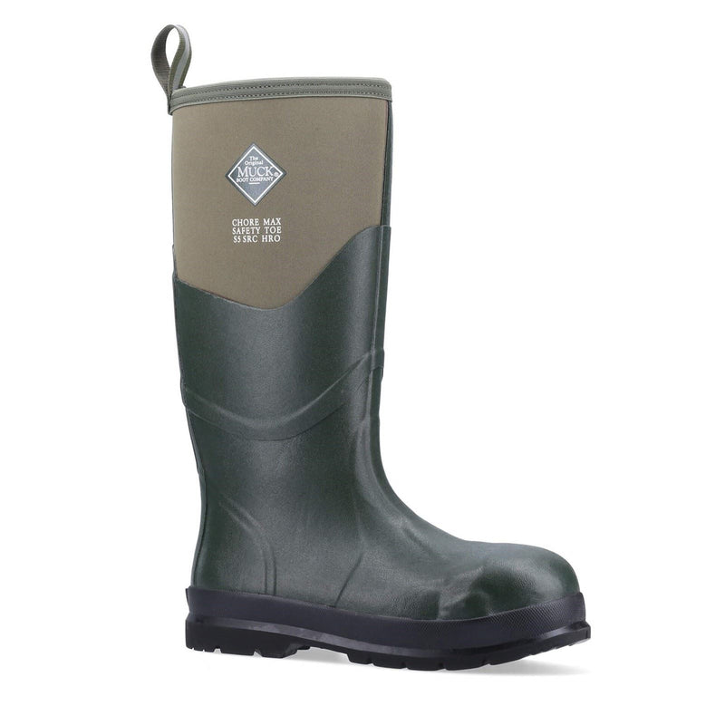 Muck Boots Chore Max S5 Rubber Moss Wellington Boots