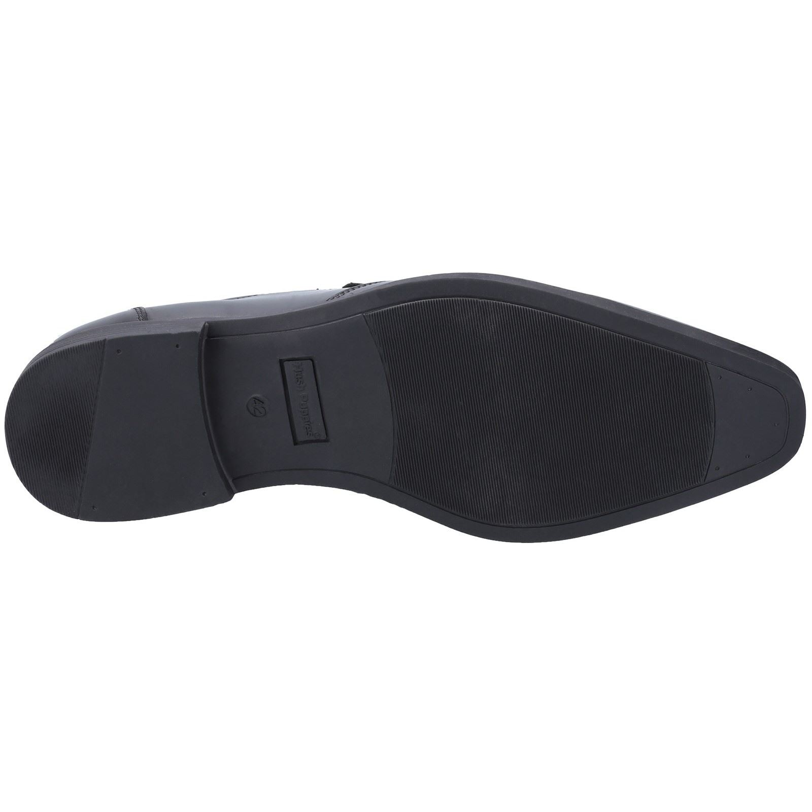 Hush Puppies Ellis Leather Men's Black Slip-On Shoes
