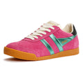 Gola Elan Glitz Suede Women's Fuchsia/Emerald/Black Trainers