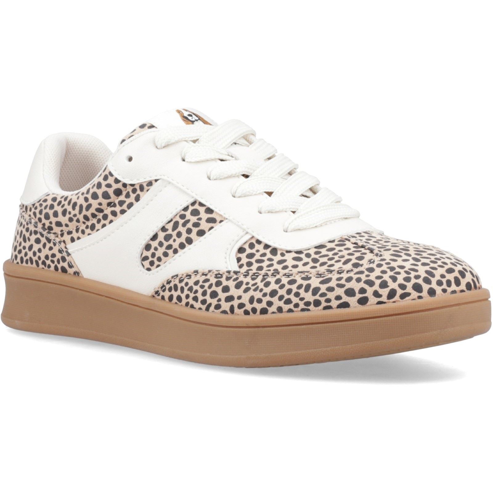 Hush Puppies Maura Textile Women's Cheetah Trainers
