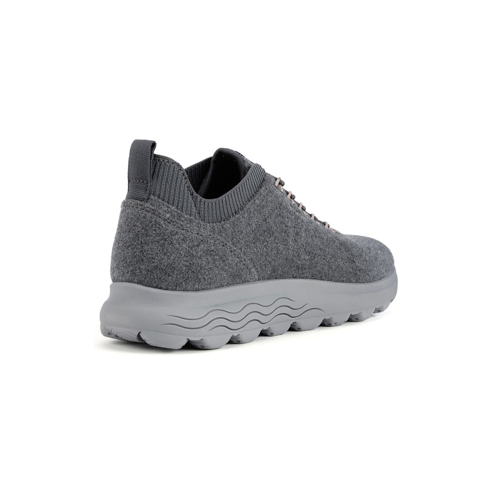 Geox D Spherica A Wool Blend Women's Anthracite Trainers