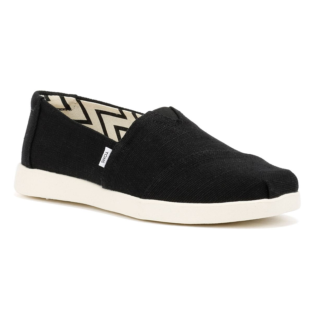 TOMS Alpargata Plus Heritage Canvas Women's Black Espadrilles