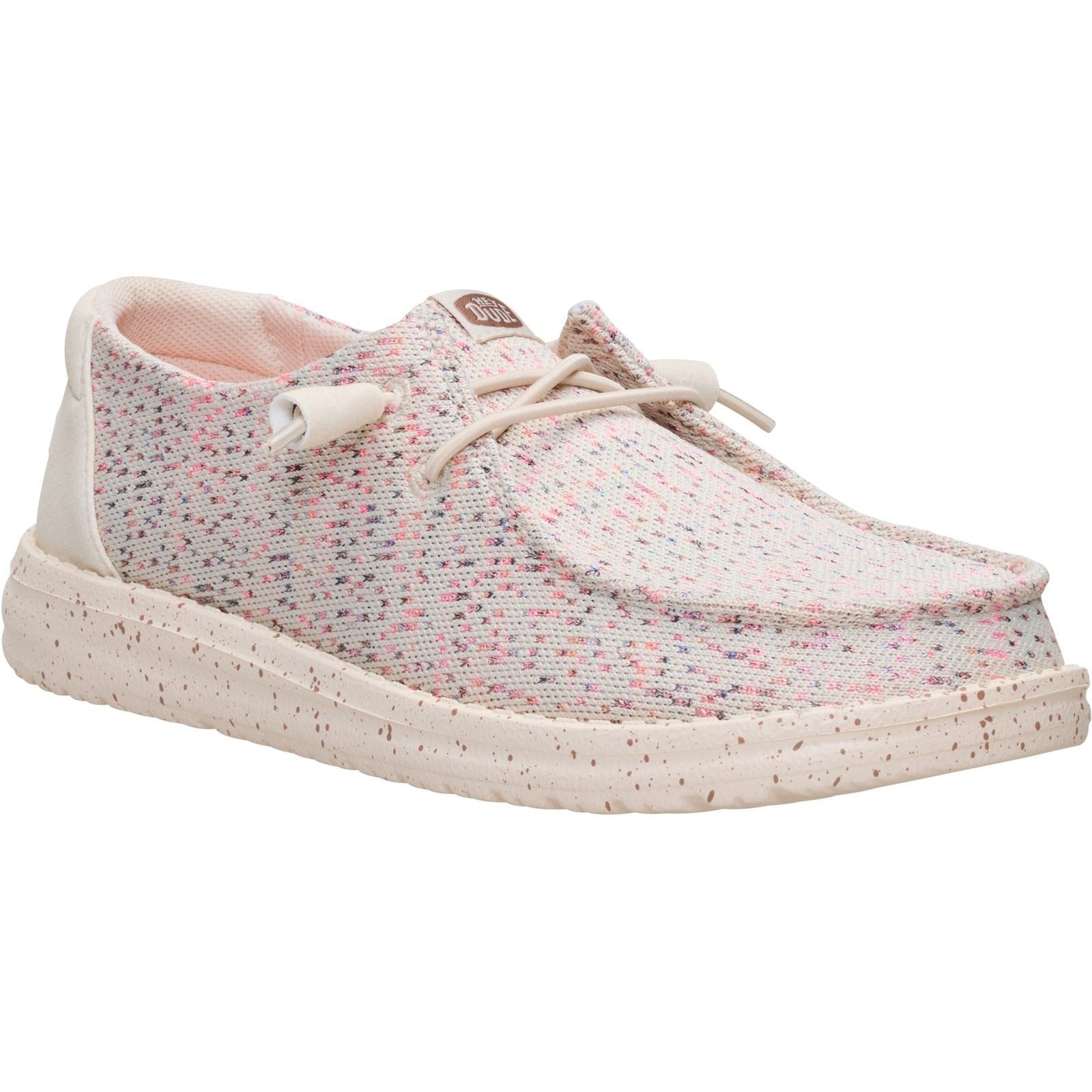 HEYDUDE Wendy Stretch Polyester Women's Taupe/Multi Loafers