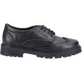 Hush Puppies Maxine Senior Leather Girls's Black Brogues