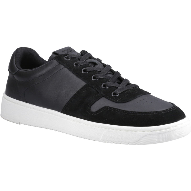 TOMS TRVL Lite Court Leather Men's Black Trainers