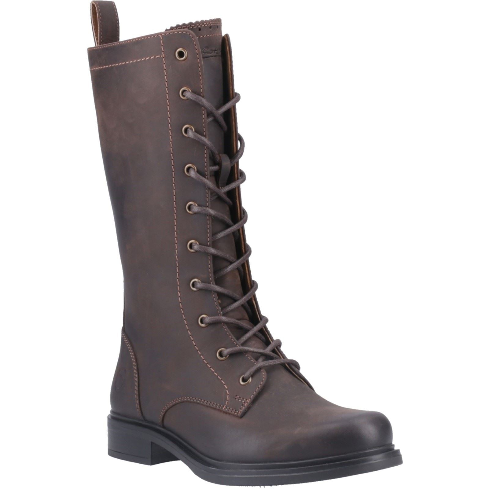 Cotswold Hidcote Leather Women's Brown Boots