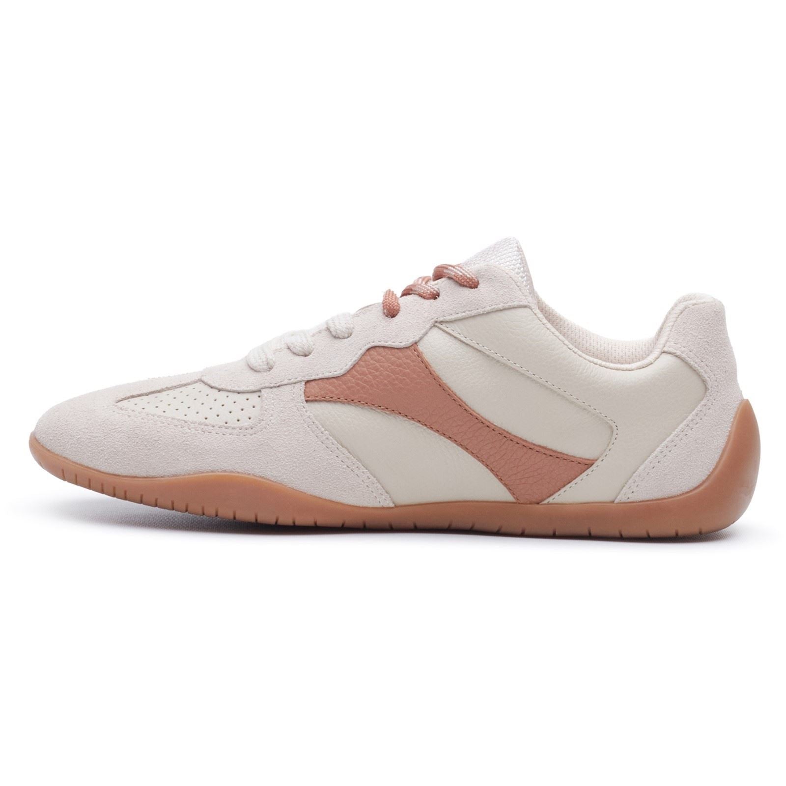 Hush Puppies Jovie Leather Women's TAUPE Trainers