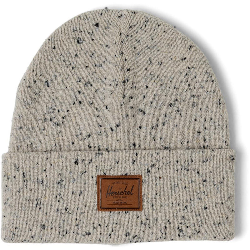 Herschel Bags Elmer Marled Beanie Unisex Adults Taupe Beanie Hat - One Size