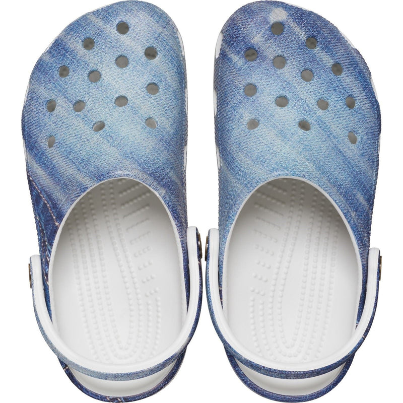 Crocs Classic Denim Synthetic Moonlight Clogs
