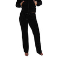 Juicy Couture Del Ray Polyester Women's Black Joggers